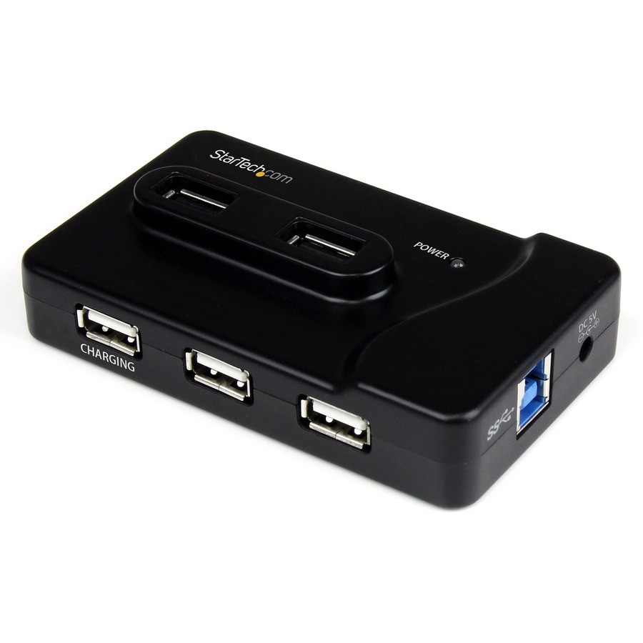 StarTech 6 Port USB 3.0 / USB 2.0 Combo Hub with 2A Charging Port - 2x USB 3.0 &