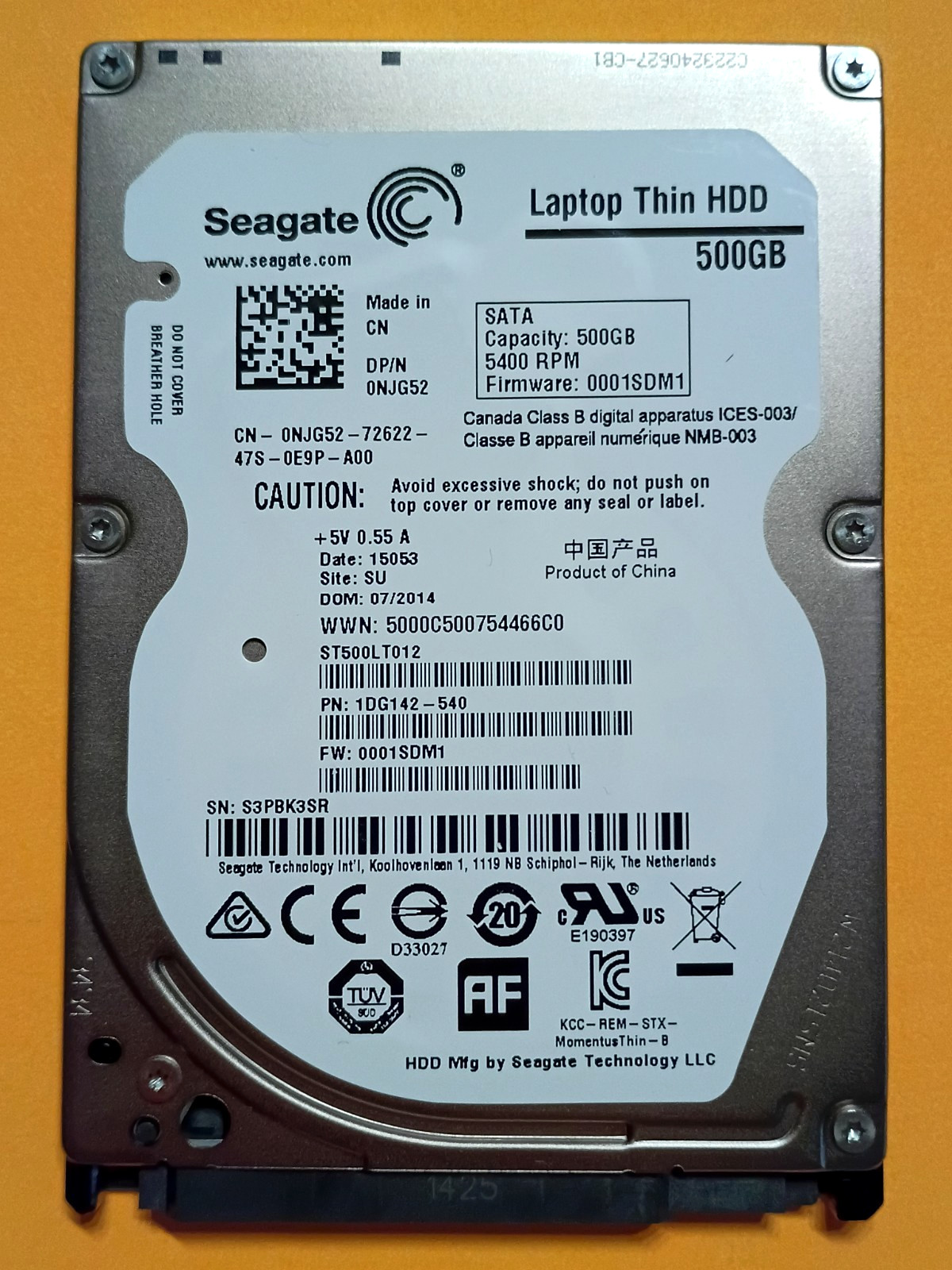2010 MacBook Pro 500GB 2.5" Hard Drive | High Sierra 10.13 Loaded | A1278 A1286