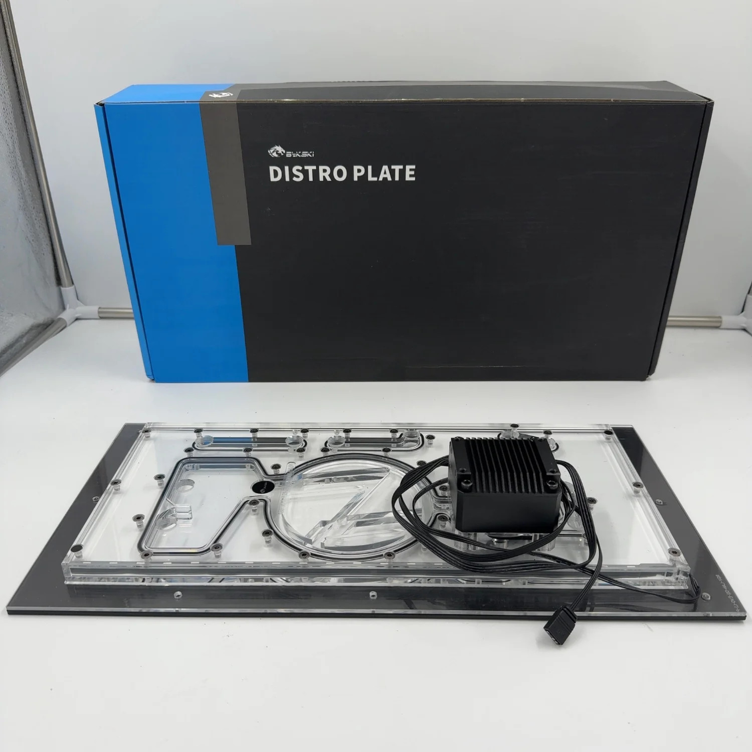 Bykski Distro Plate Custom Front-Mounted PMMA Distribution Plate 