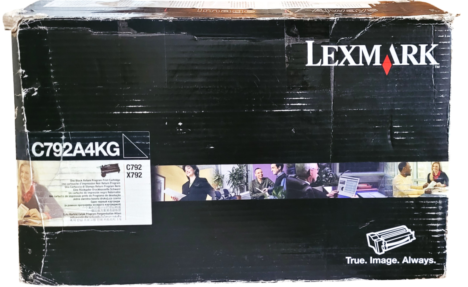Lexmark C792A4KG Black Print Cartridge New Sealed With Open Rough Box