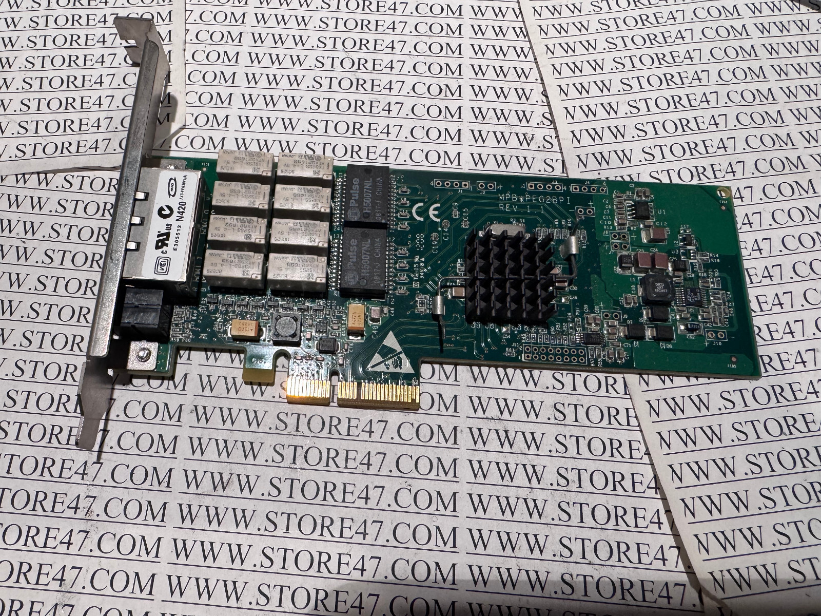 Silicom Dual Port PCiE Gigabit Network Adapter PEG2BPI-CS-RoHS Full Height