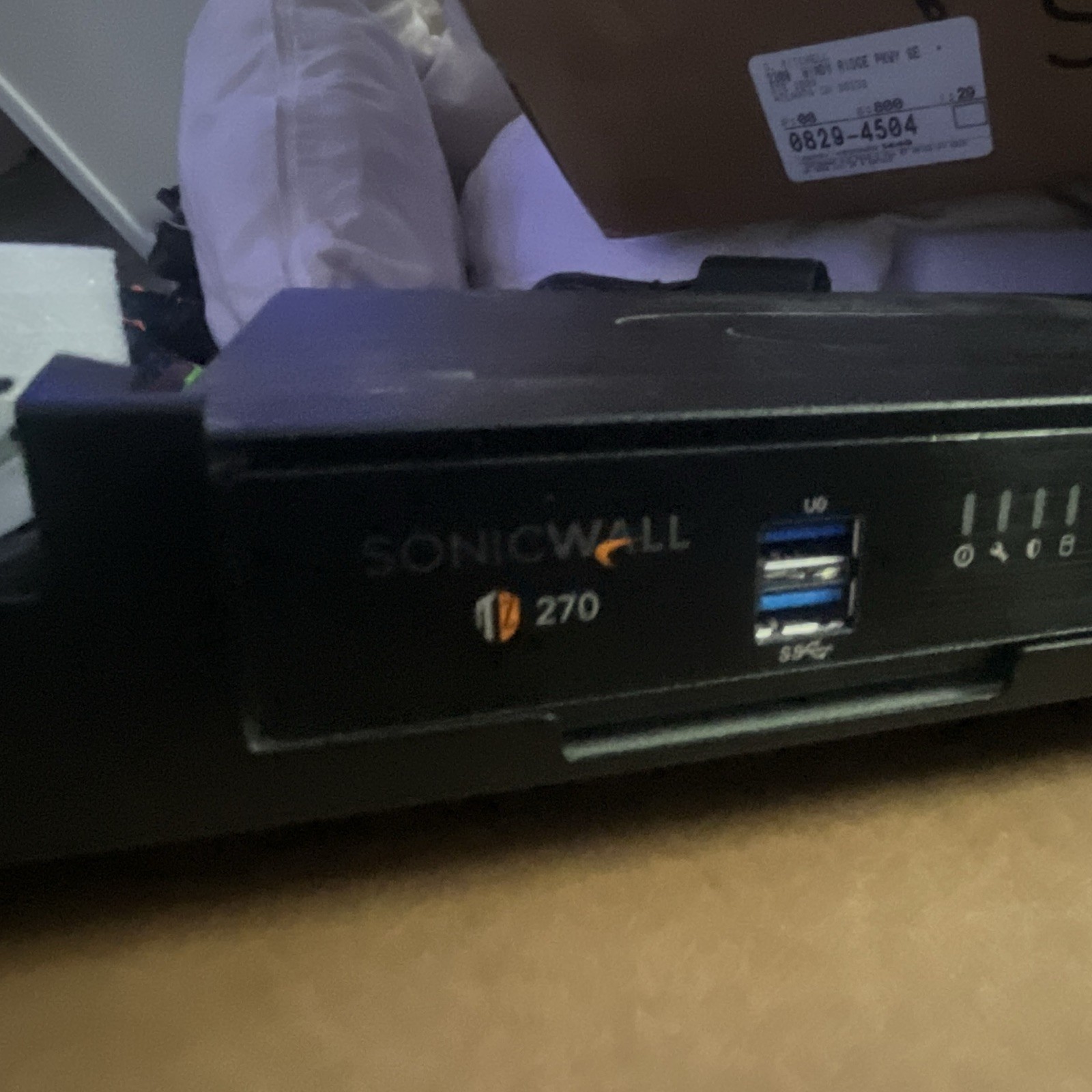 SonicWall TZ270 Firewall/VPN Security Appliance with Power Adapter