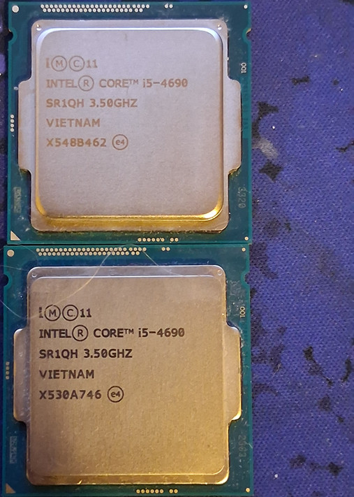 This is a lot of 2 Intel core i5-4690 CPU's