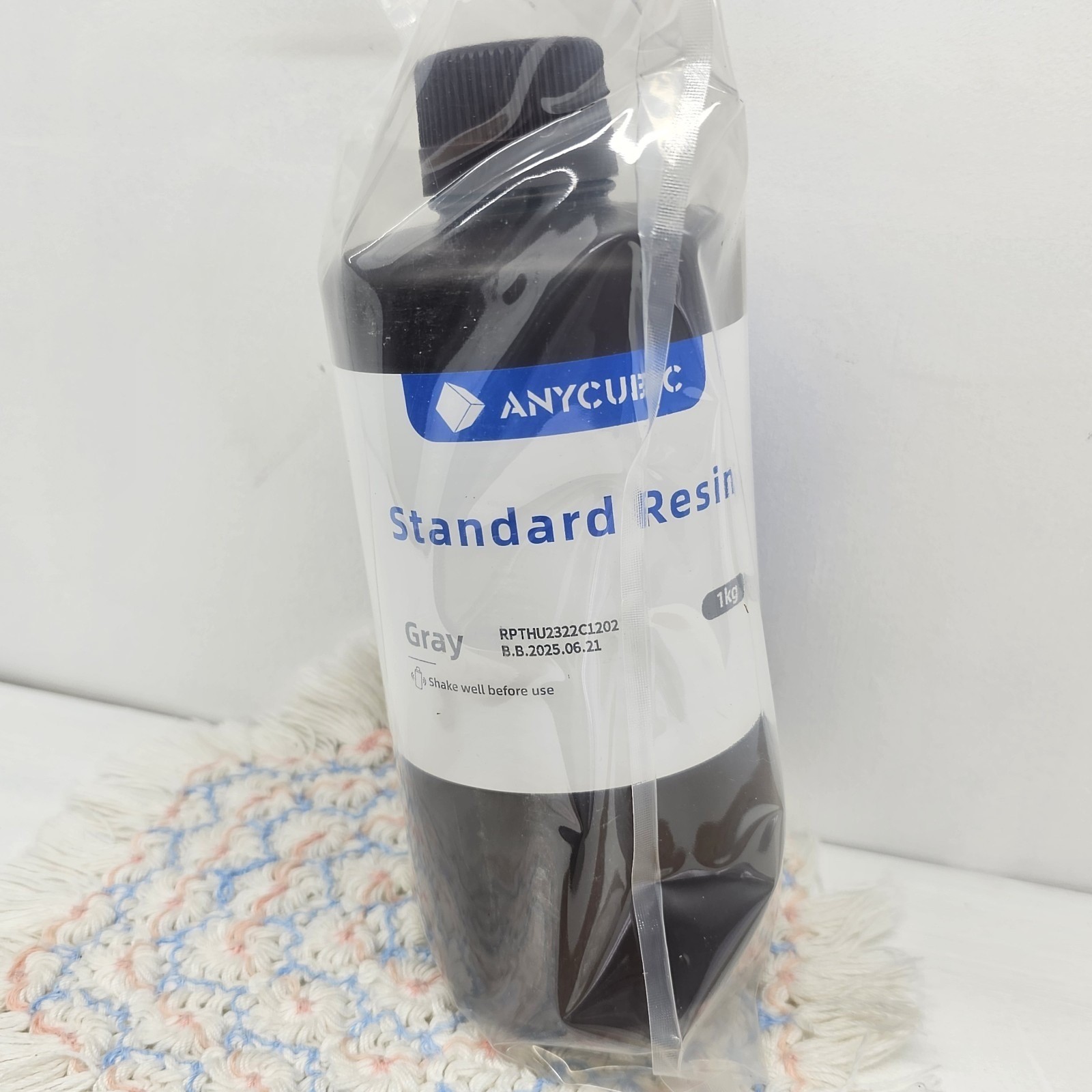 ANYCUBIC 1KG Gray Standard Resin V2 3D Printer Resin For LCD 3D Printer