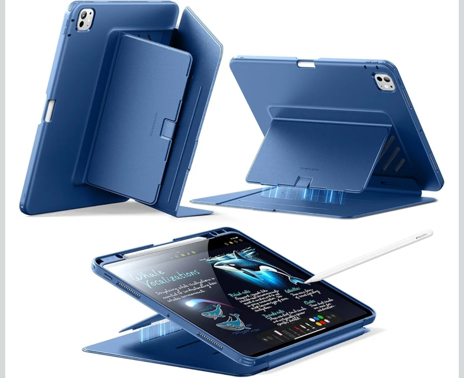ESR Flip Series iPad Pro 13" Case (M5/M4) 2025/2024, Vertical Multi Stand Cover