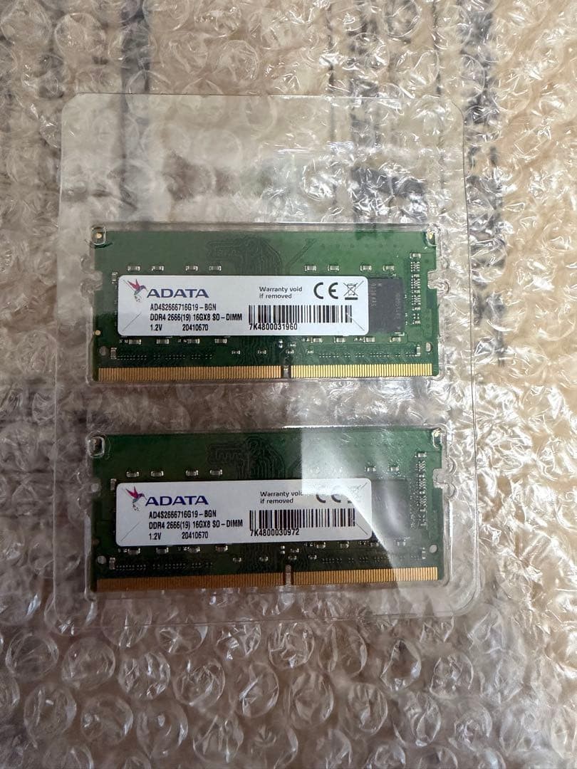 ADATA DDR4-2666 16GBx2 32GB 260Pin SO-DIMM Laptop Memory Tested