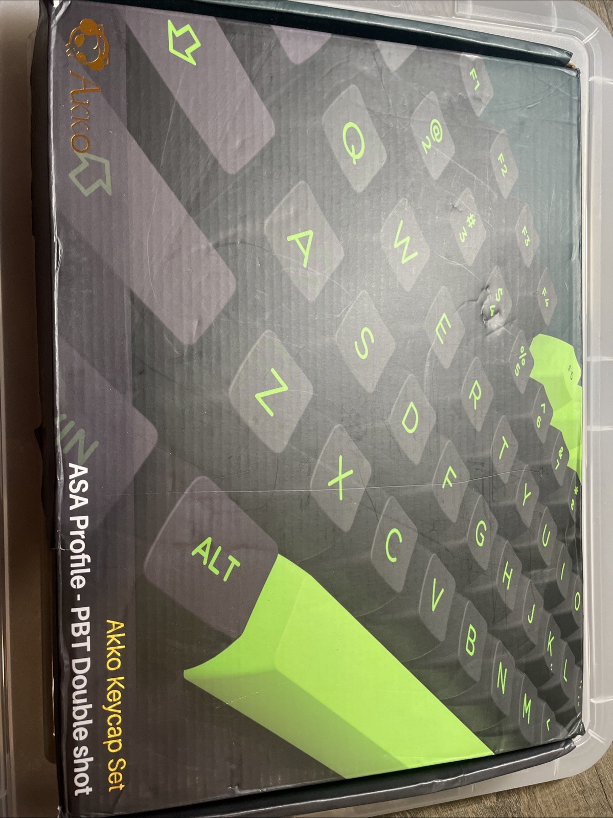 Akko Wave 226-Key ASA Profile PBT Double Shot Keycap Set