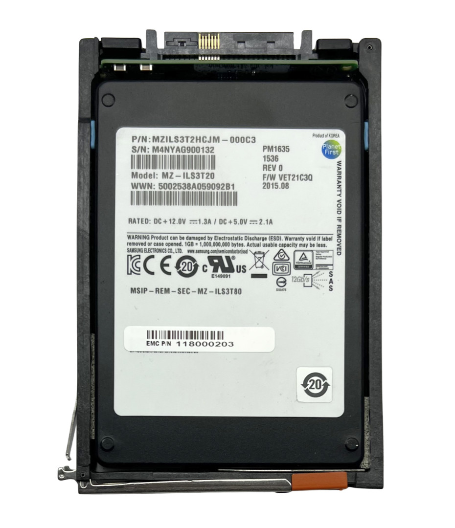 MZ-ILS3T20 | Samsung | 3.84TB SAS 12Gb/s Mixed-Use 2.5" Solid State Drive PM1635