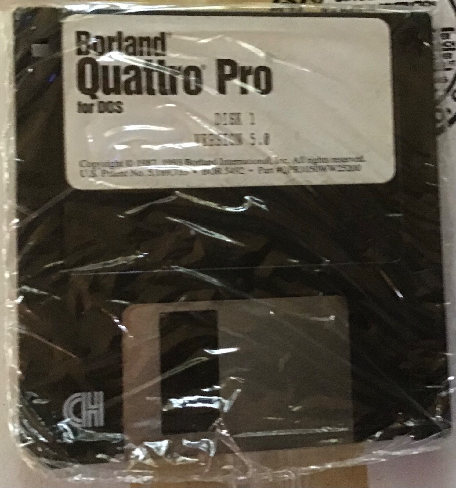 Borland Quattro Pro for Dos Ver 5.0 - 3.5” disks sealed in bag Vintage Software