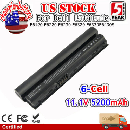 E6320 Battery for Dell Latitude E6220 E6120 E6230 E6330 E6430s FRROG RFJMW PC