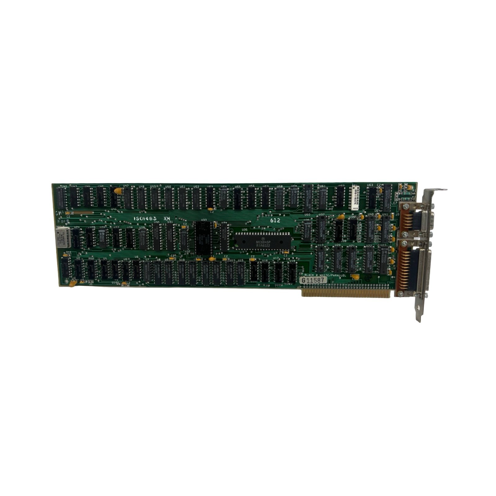 VTG IBM 1501483 8-Bit ISA Monochrome Video Card Black & White Parallel - TESTED