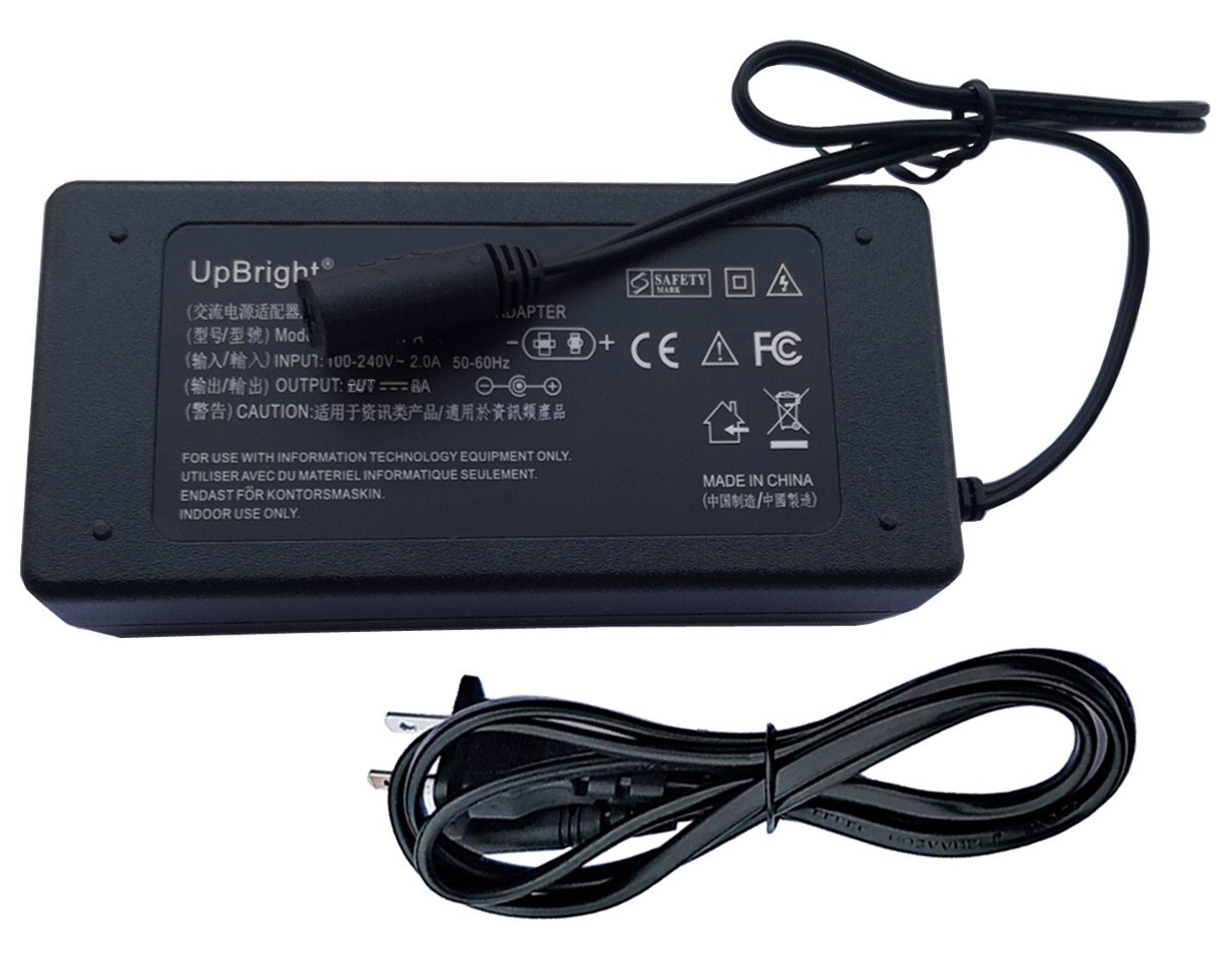 AC/DC Adapter For VersaDesk Electric Height-Adjustable Desktop Riser VT7644824