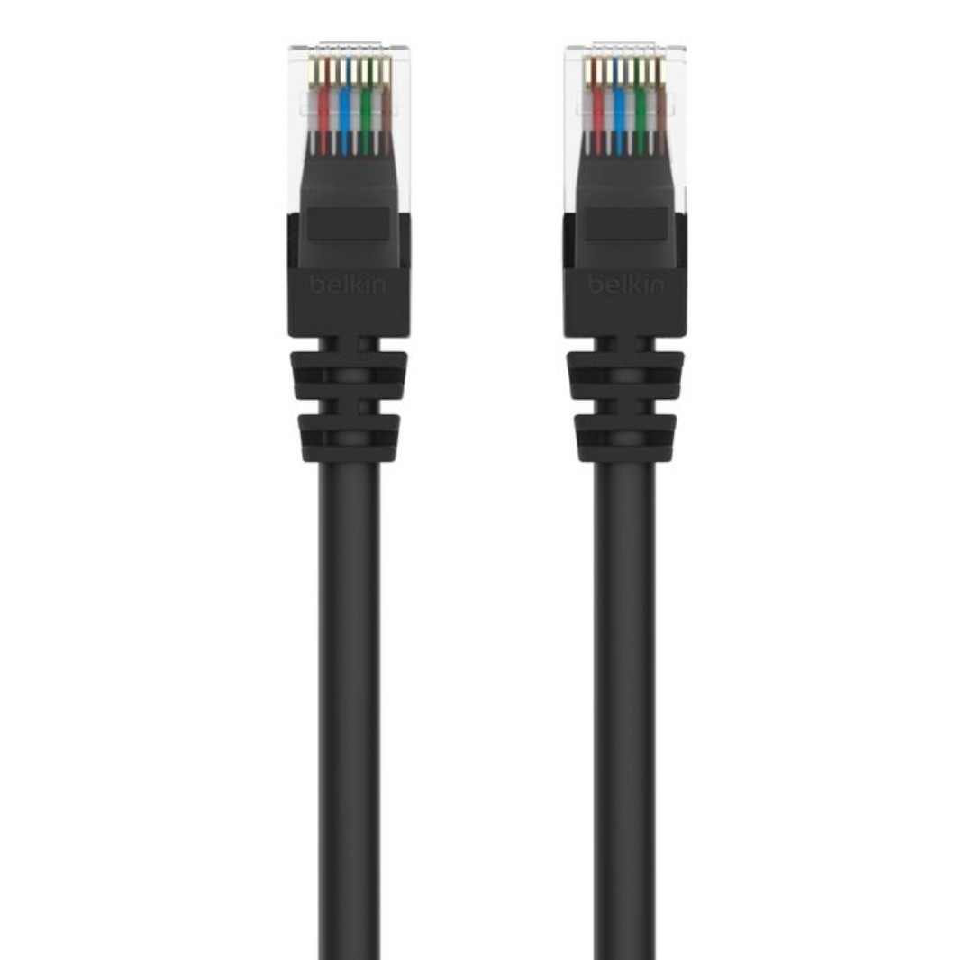 BELKIN RJ45 CAT-5e Patch Cable, Snagless Molded Black 10