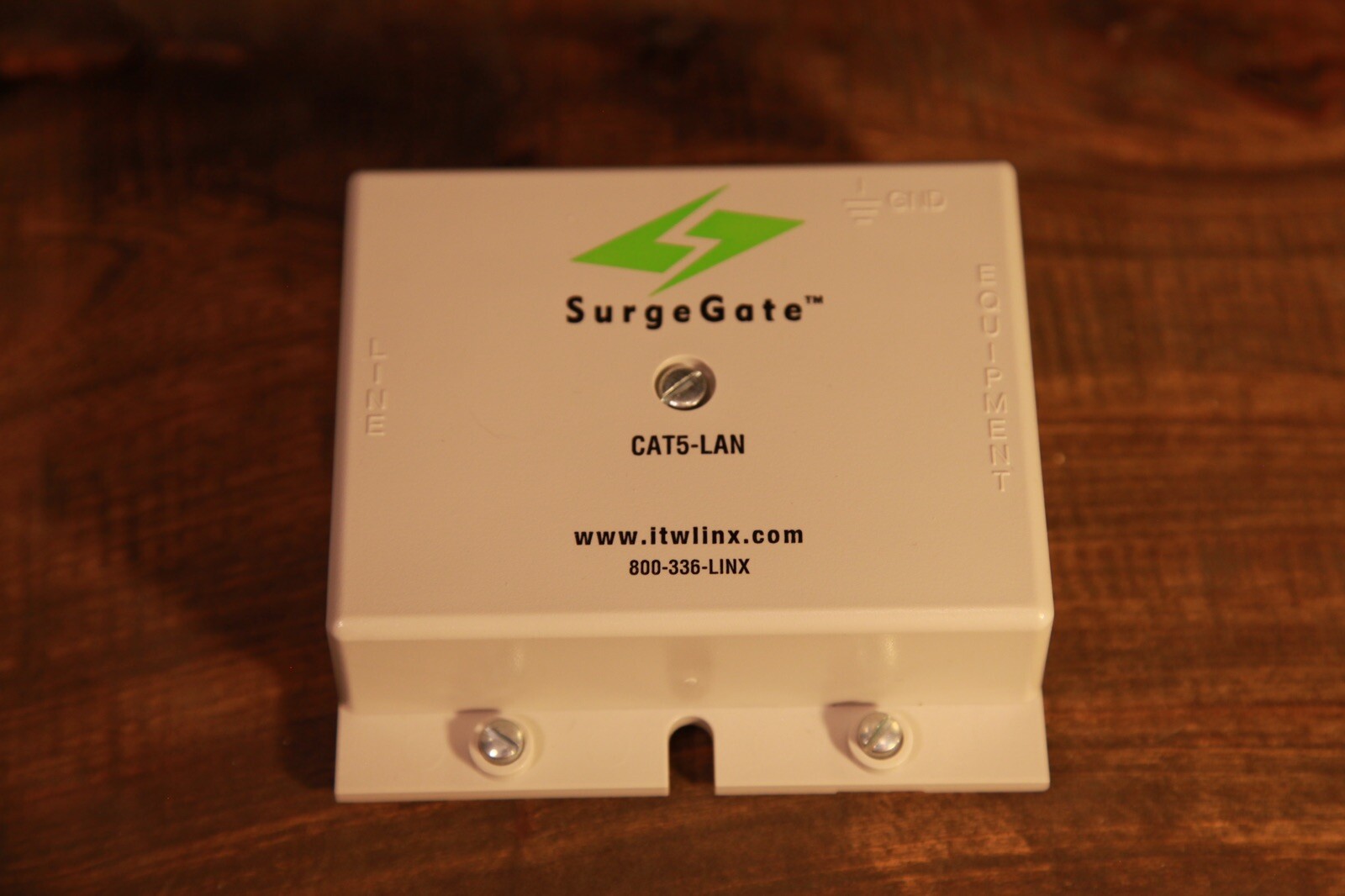 (Set of 2) ITW LINX SURGEGATE SURGE PROTECTOR CAT5 LAN- RJ45, MODULAR PROTECTION
