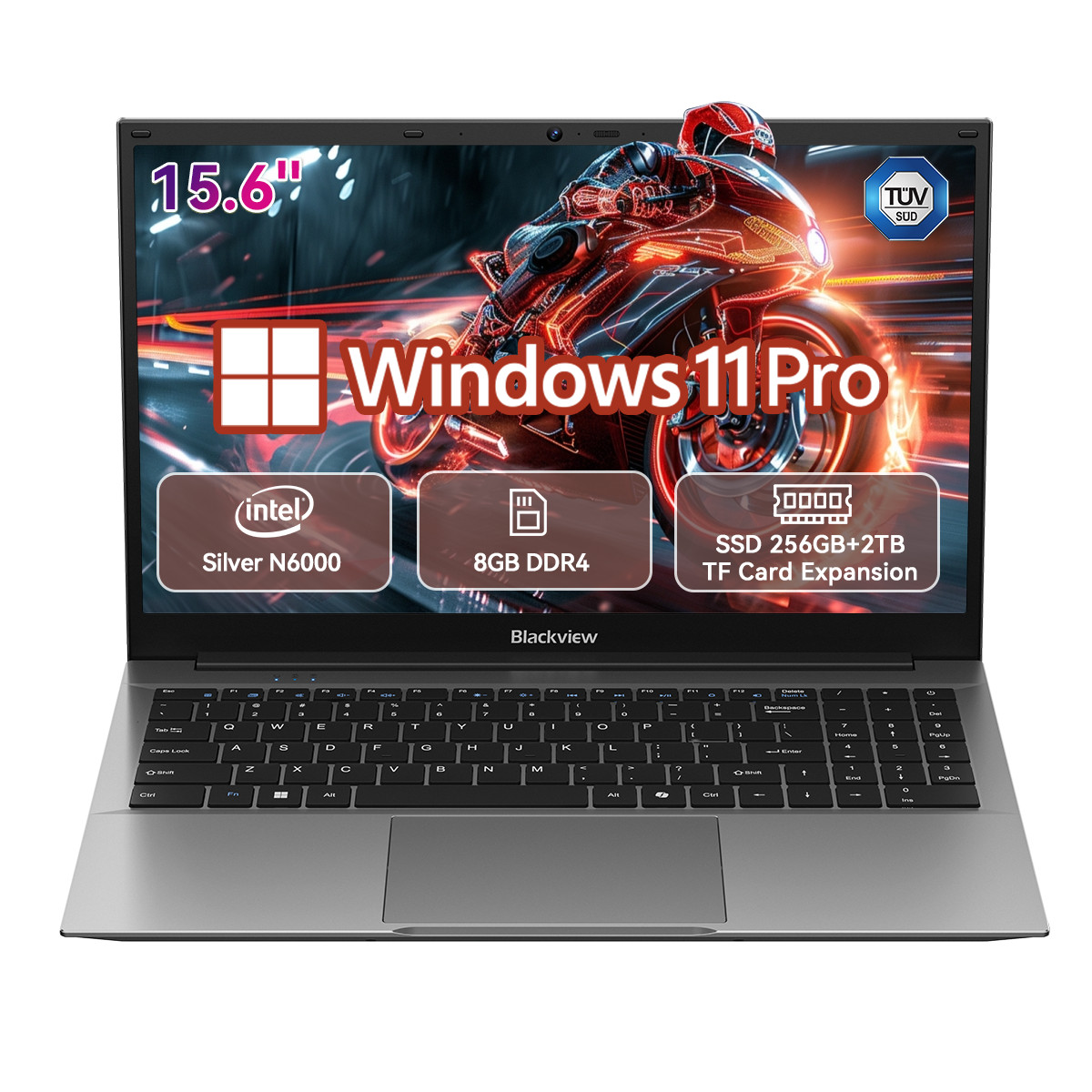 Blackview AceBook 5 15.6" FHD Laptop Intel N6000 Win11Pro Notebook 8GB 256GB SSD