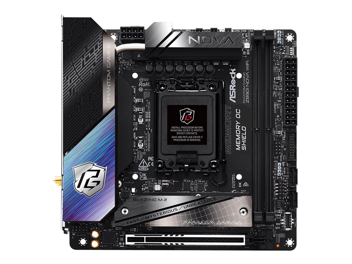 ASRock Phantom Gaming Z890I NOVA WIFI Motherboard mini 90-MXBPN0-A0UAYZ
