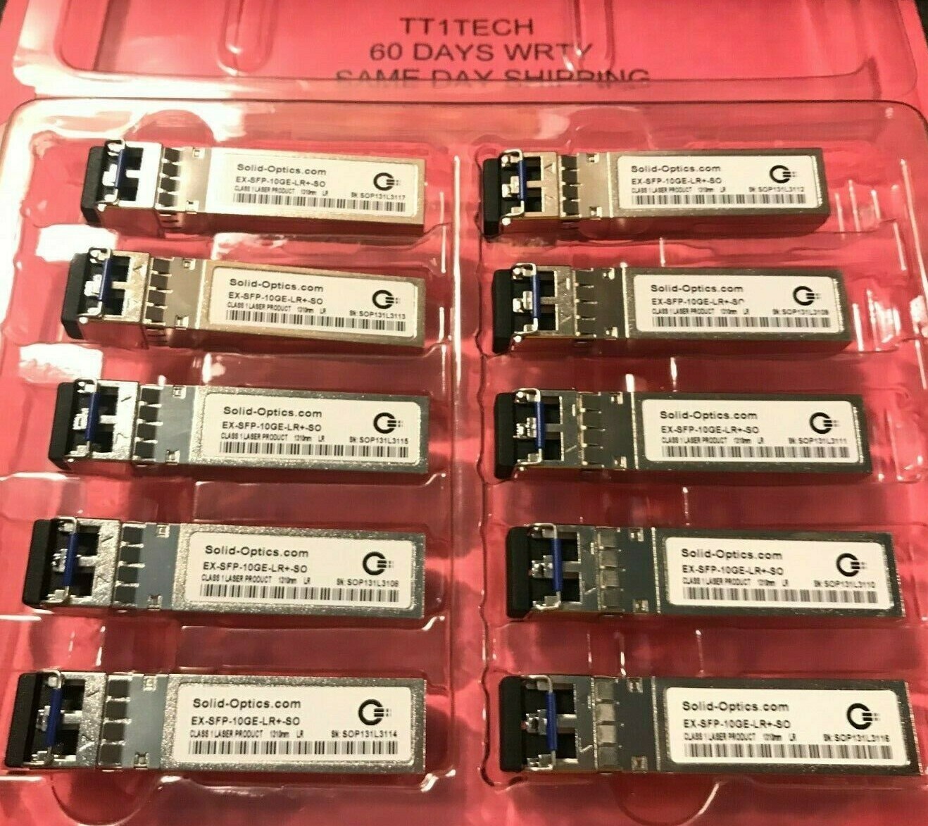 for Juniper QFX-SFP-10GE-LR 10G SFP+LR SFPP-10GE-LR 1310nm 10km SMF price each
