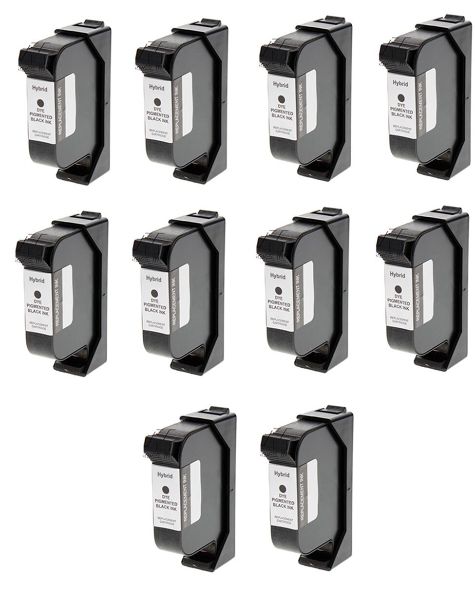 10 x NEW REMAN HP 42A C8842A Black Ink Cartridge