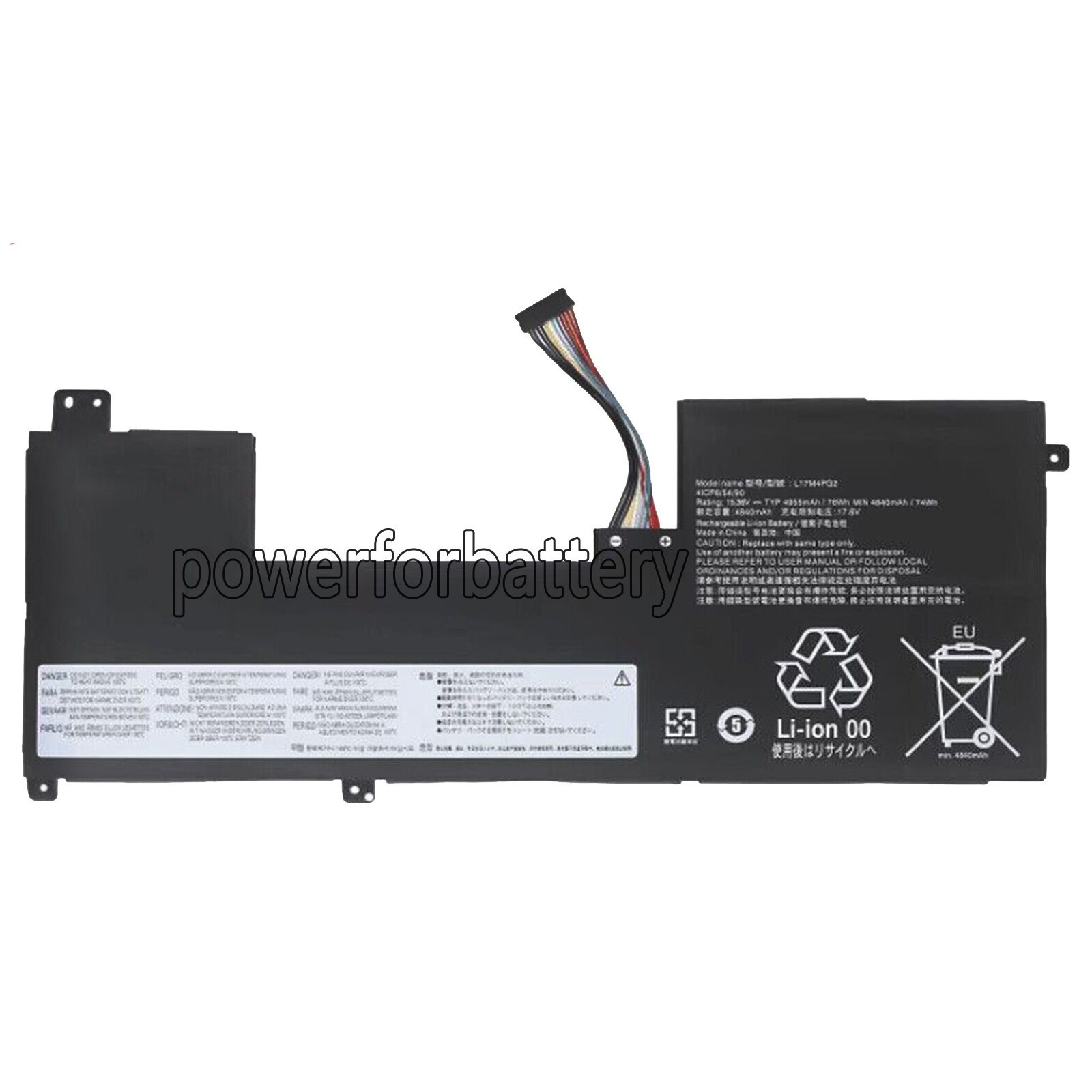 L17M4PG2 L17C4PG2 Battery for Lenovo Legion Y740-17 Y730-17 Series 4ICP6/54/90