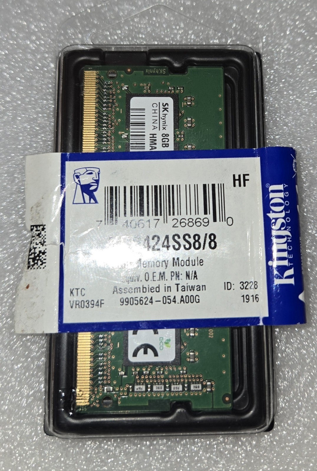 SK Hynix 8GB 1Rx8 PC4-2400T-SA1-11 Laptop Memory