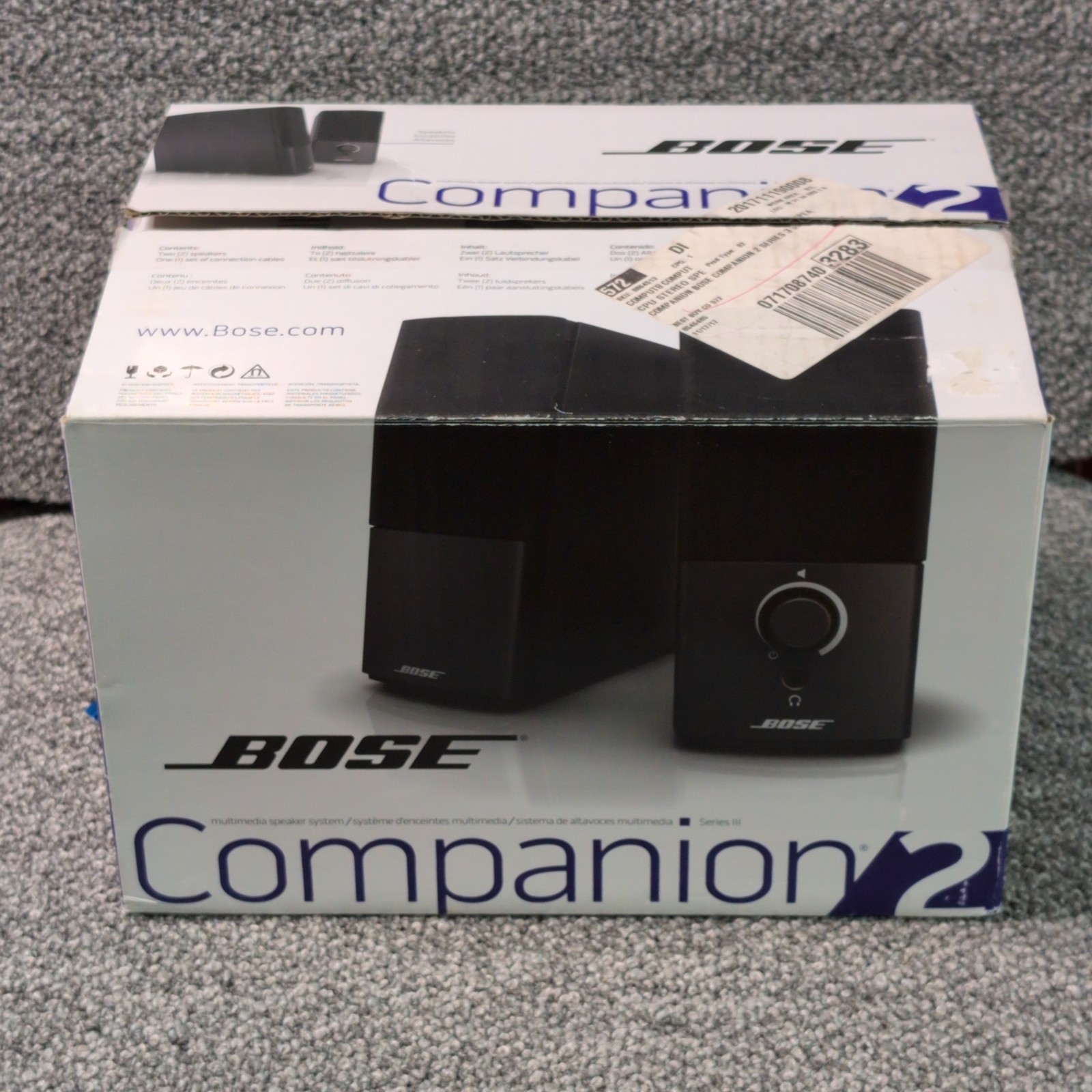 Bose Companion 2 Series III Multimedia Speaker System Black New Open Box