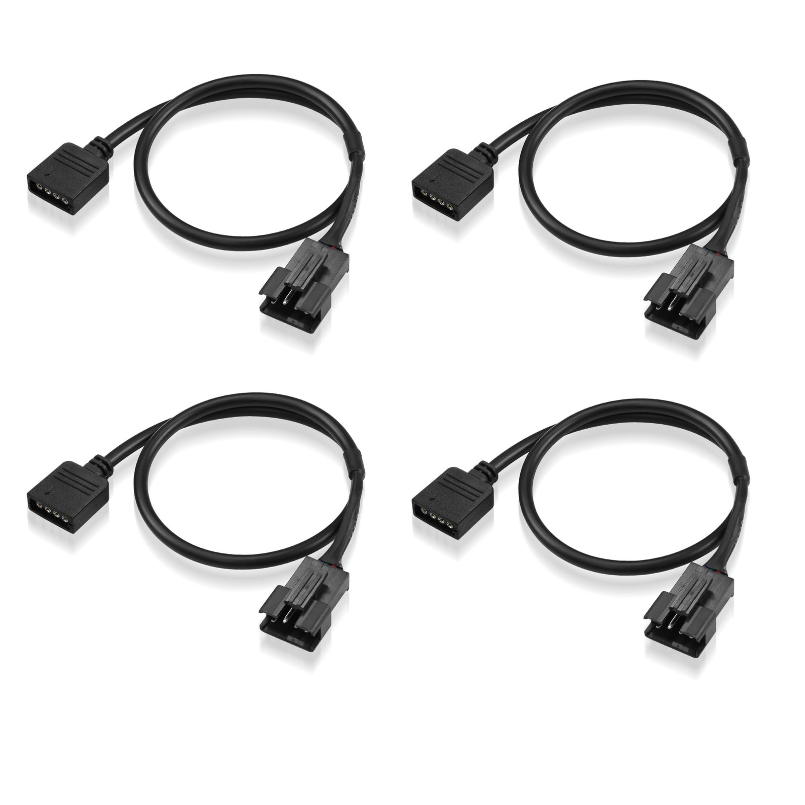 4 Pin RGB Extension Cable 12v 4 PIN to SM 4Pin Male ARGB Connector Adapter Ca...