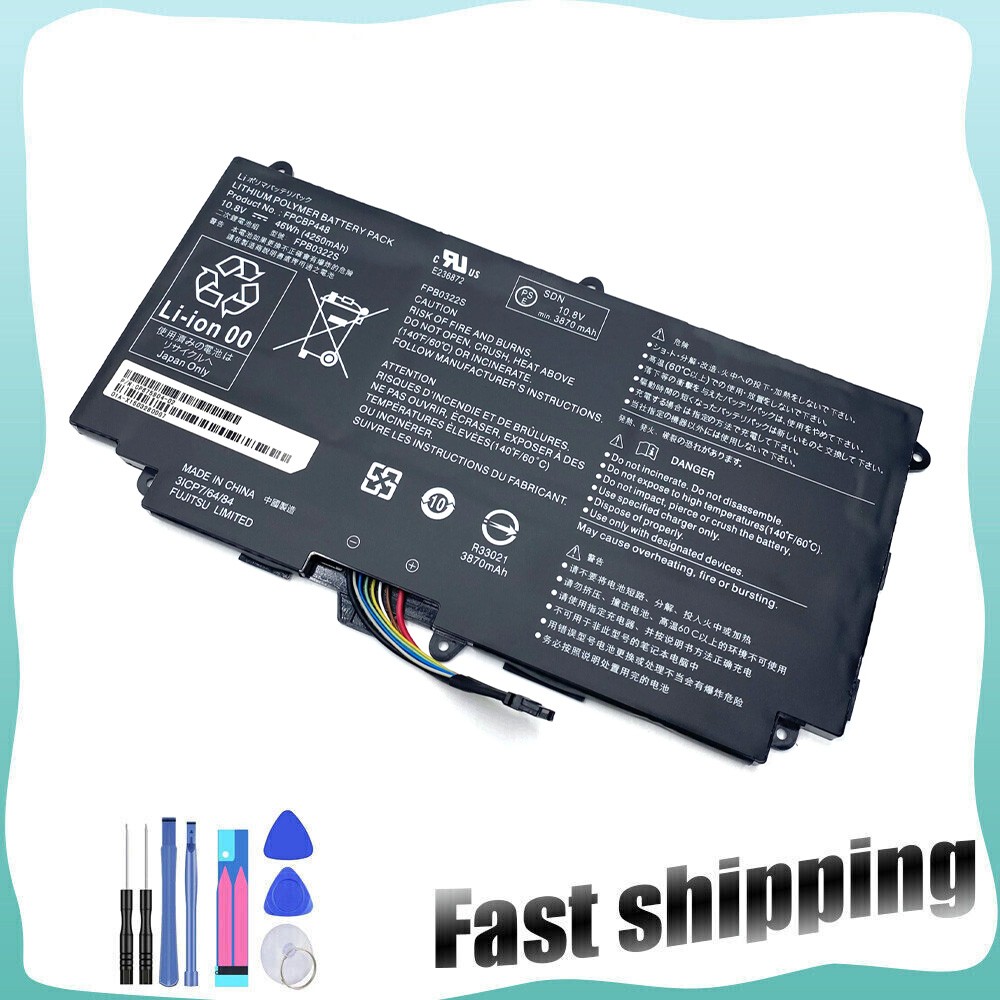  FPCBP448 FPB0322S Battery for Fujitsu Stylistic Q775 Q737 CP675904-01