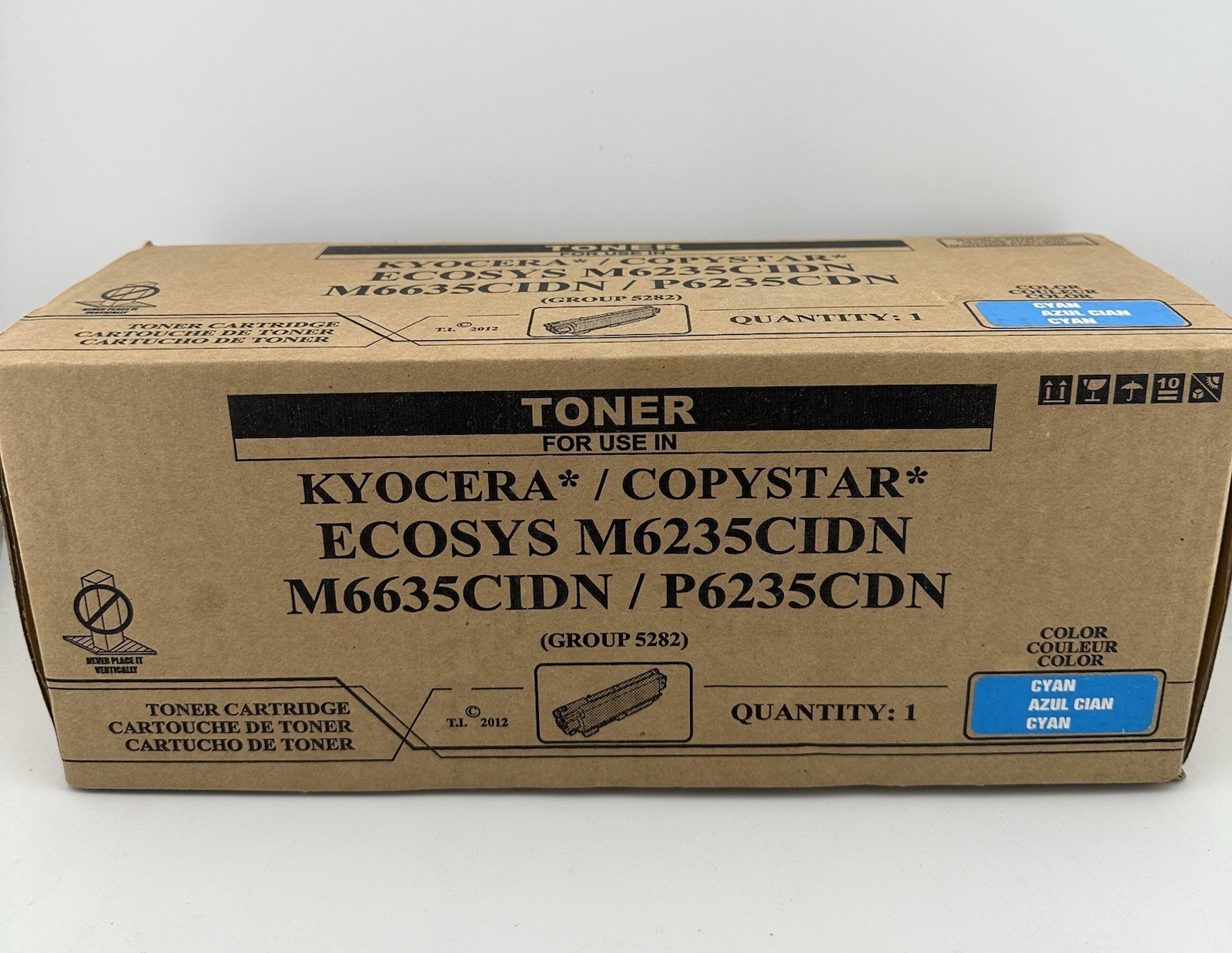 Compatible TK-5282C Cyan Toner Kyocera M6235cidn M6635cidn P6235cdn 11K