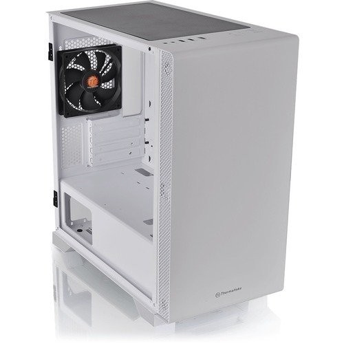 Thermaltake S100 Tempered Glass Snow Edition Micro-ATX Mini-Tower Computer Case