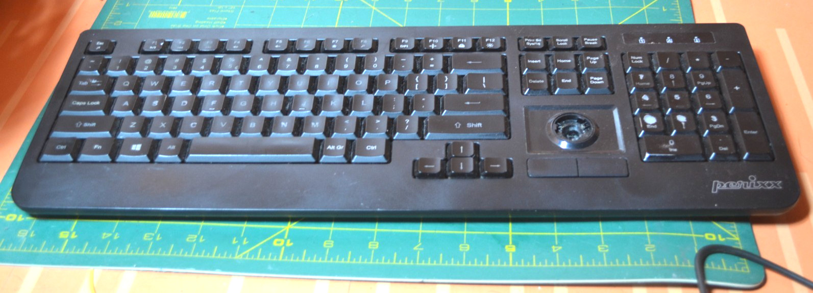 Perixx PERIBOARD-321 Keyboard, Black, US English Layout Black REPLACEMENT KEYS