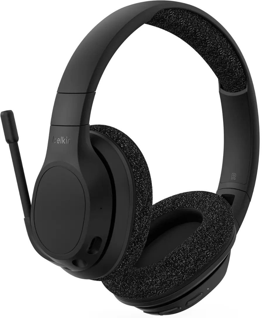 Belkin SoundForm Adapt Wireless USB-C Over-Ear Foldable Headset - Black in Box