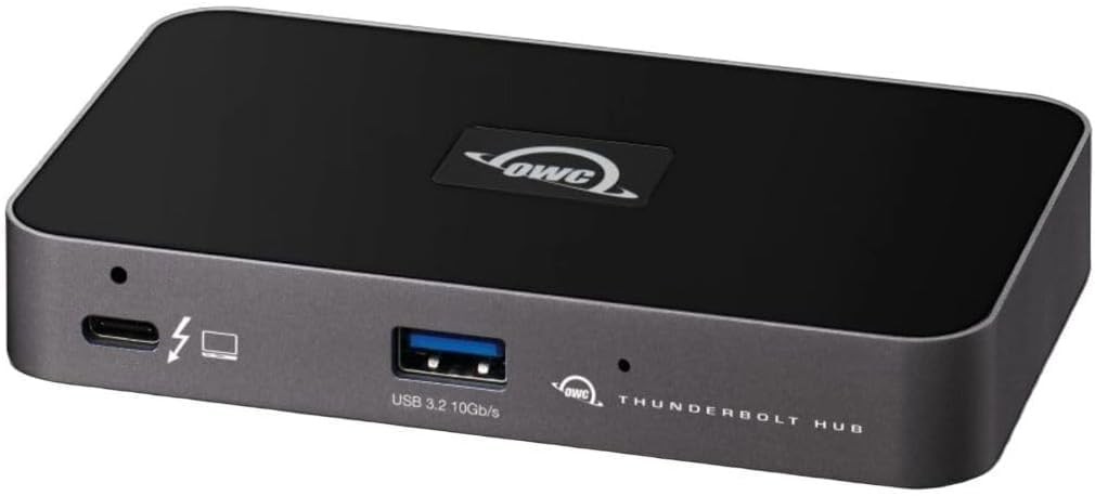 OWC Thunderbolt Hub 5-Port Connectivity Solution Hub, grey/black