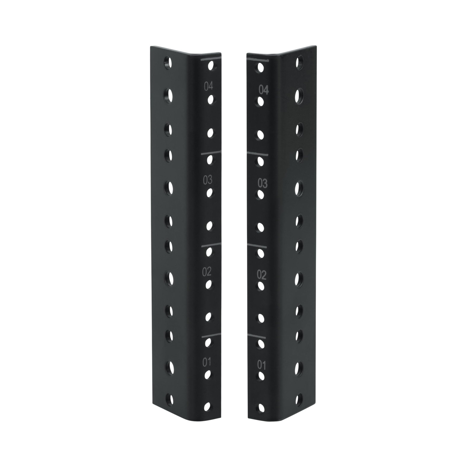Gator Rackworks Heavy Duty Steel Rack Rail Set, 4U Rack Size (GRW-RACKRAIL-04U)