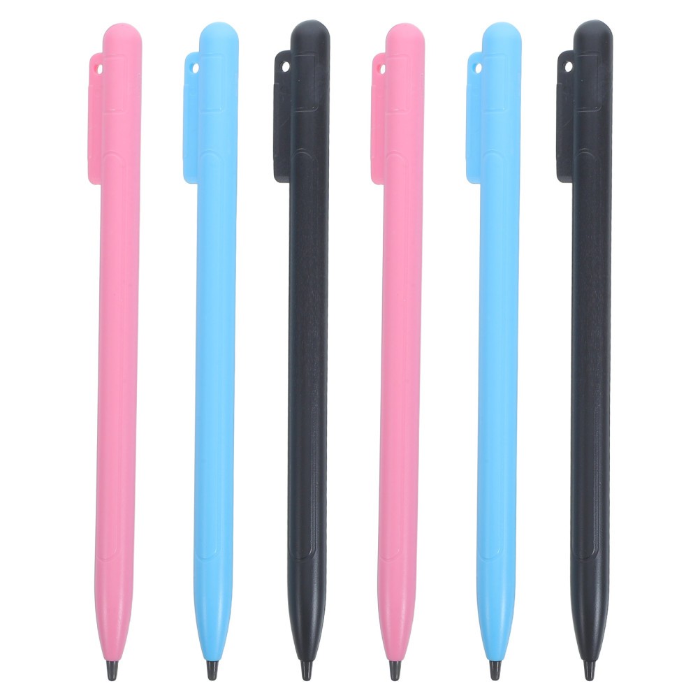 6Pcs Replacement Tablet Stylus Pens Durable ABS for Kids LCD Drawing Board