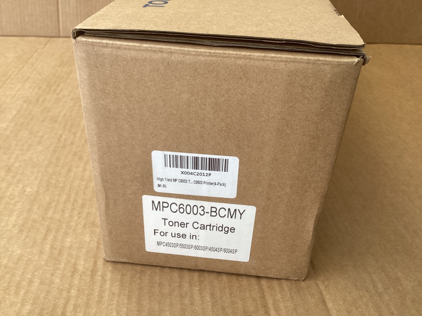 NEW GENERIC MPC6003 K/C/M/Y , Toner Cartridge $15/each