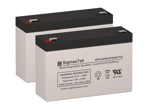 CyberPower UR700RM1U Replacement Battery Set - (2 batteries - 6V 9AH)
