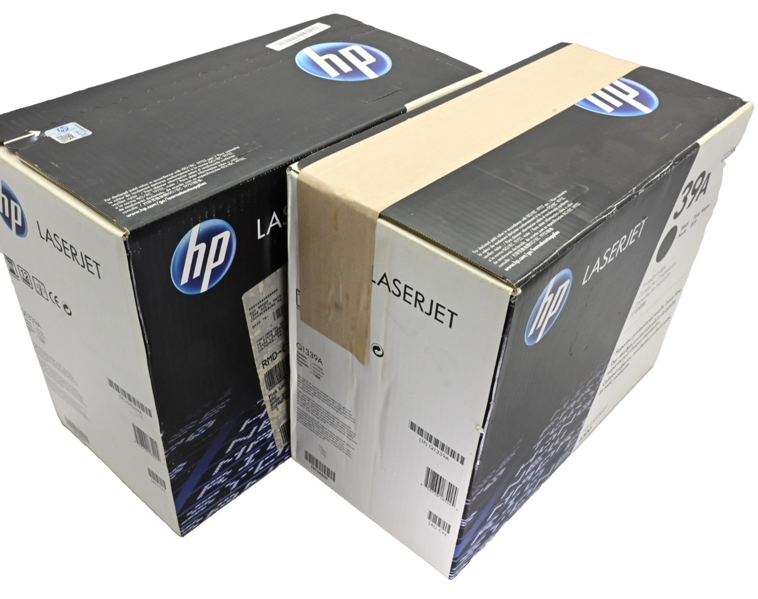 Lot of 2x HP 39A (Q1339A) Black Toner Cartridge