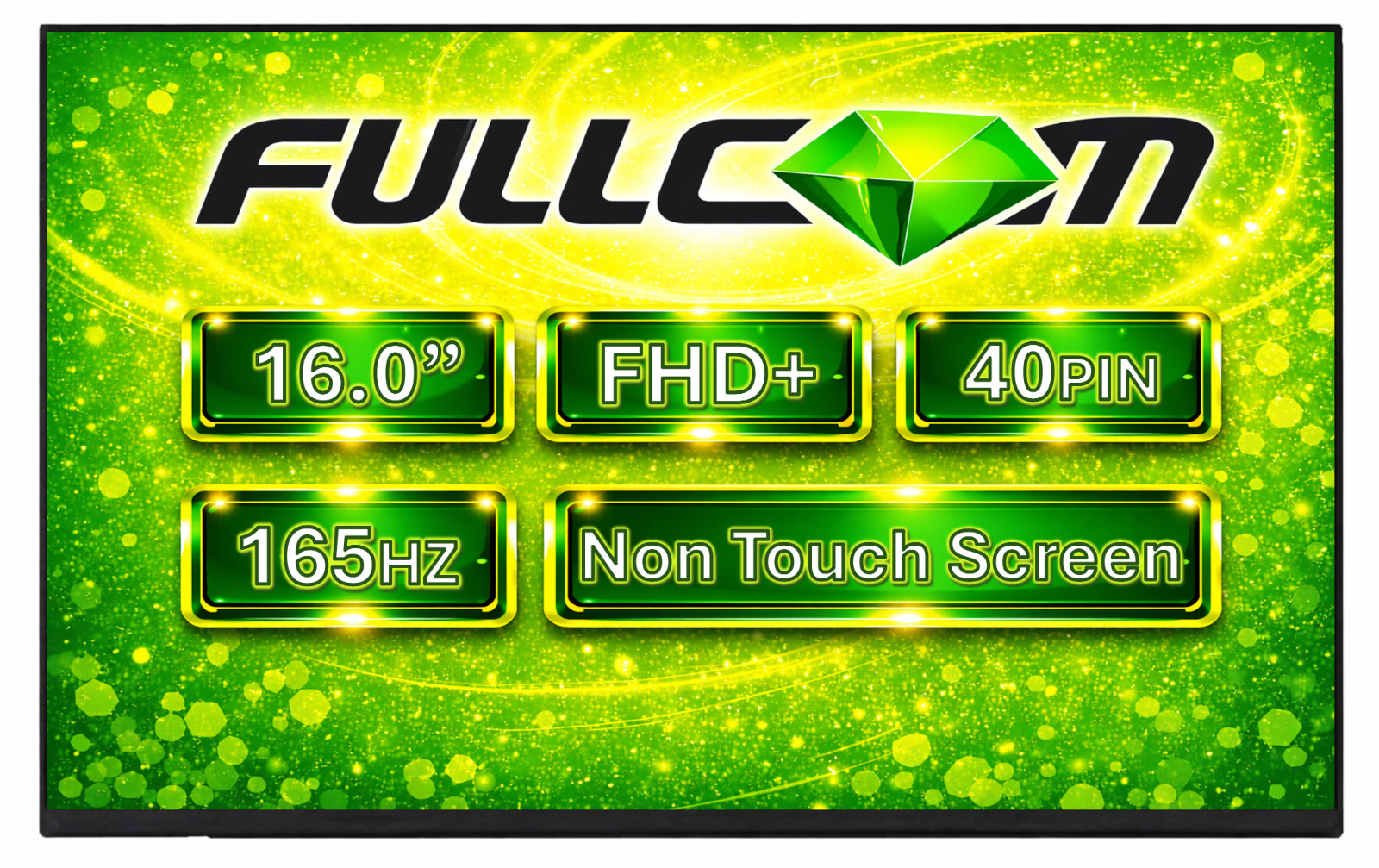 (Non Touch) 16.0Inch IPS (No Brackets) B160UAN01.P 165HZ WUXGA 1920x1200 40Pin
