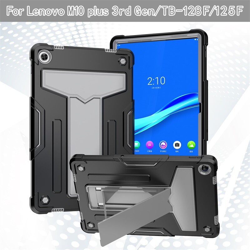 For Lenovo Tab M10 / M10 Plus 3rd Gen Shockproof Heavy Duty Case Stand Cover