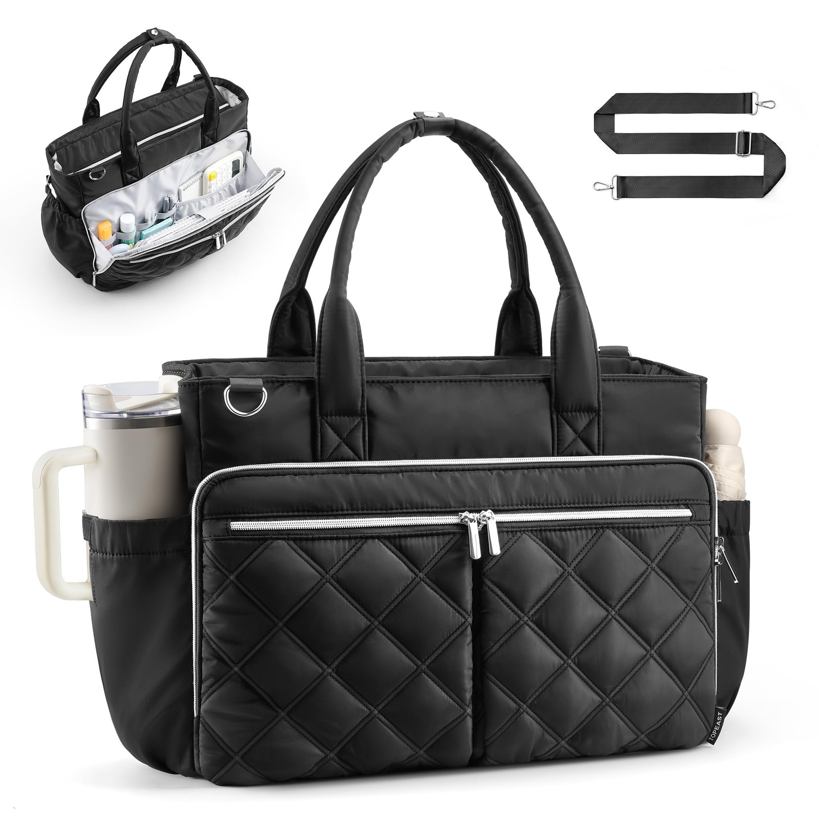 Work Tote Bag for Women 15.6 Inch Laptop, Professional Teacher Nurse Bag