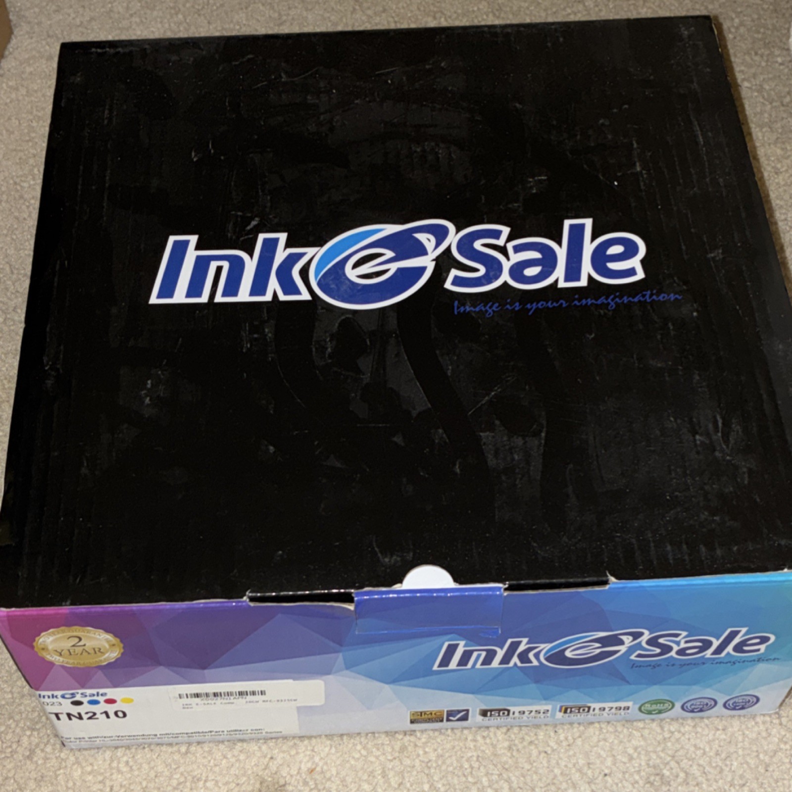INK E-SALE Compatible TN210 Toner for Brother HL MFC Black and Cyan