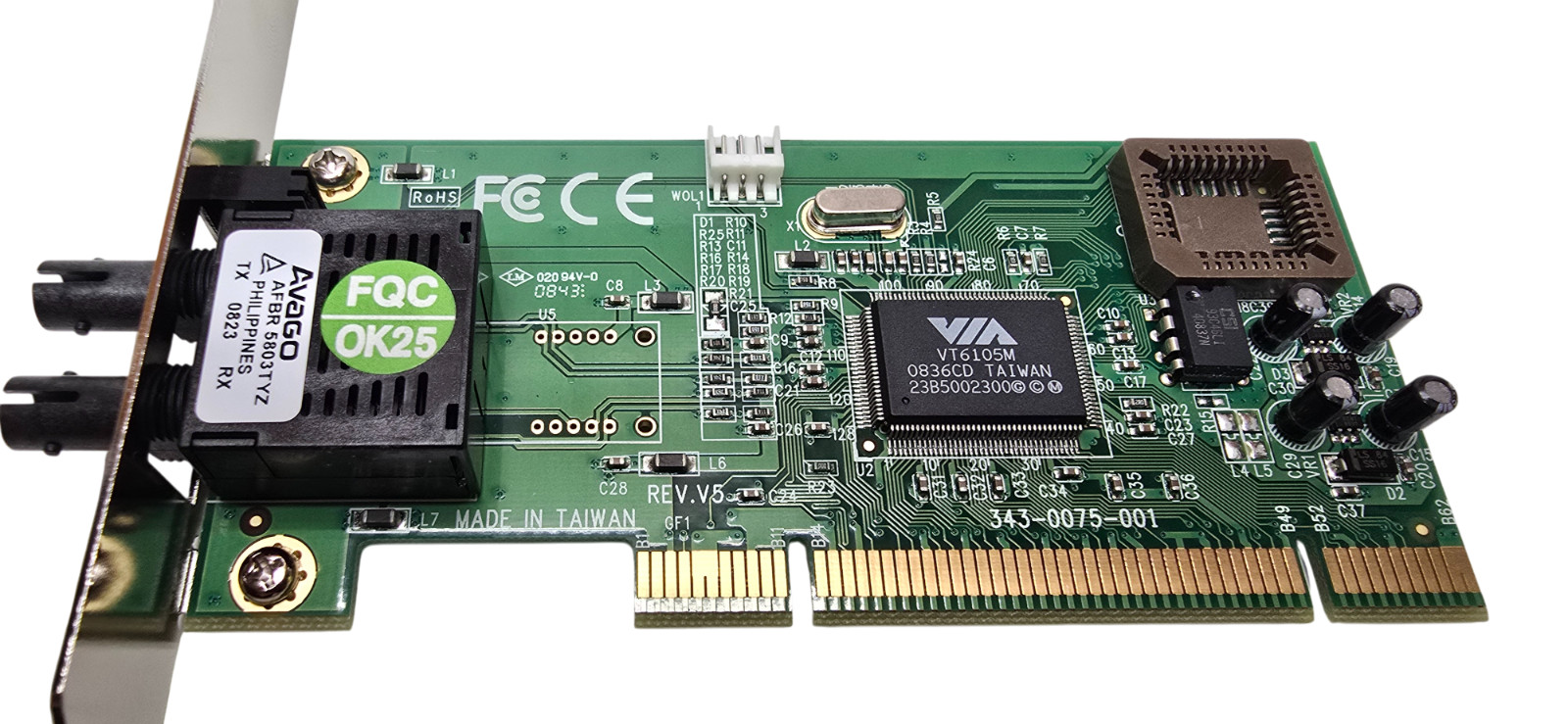 NEW Dell Avago Fibre Full Height Card N FX ST 02F 343-0074-002