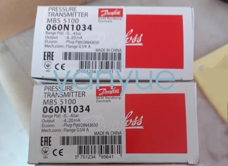 1PCS DANFOSS MBS5100 060N1034 Pressure Transmitter via FedEx or DHL
