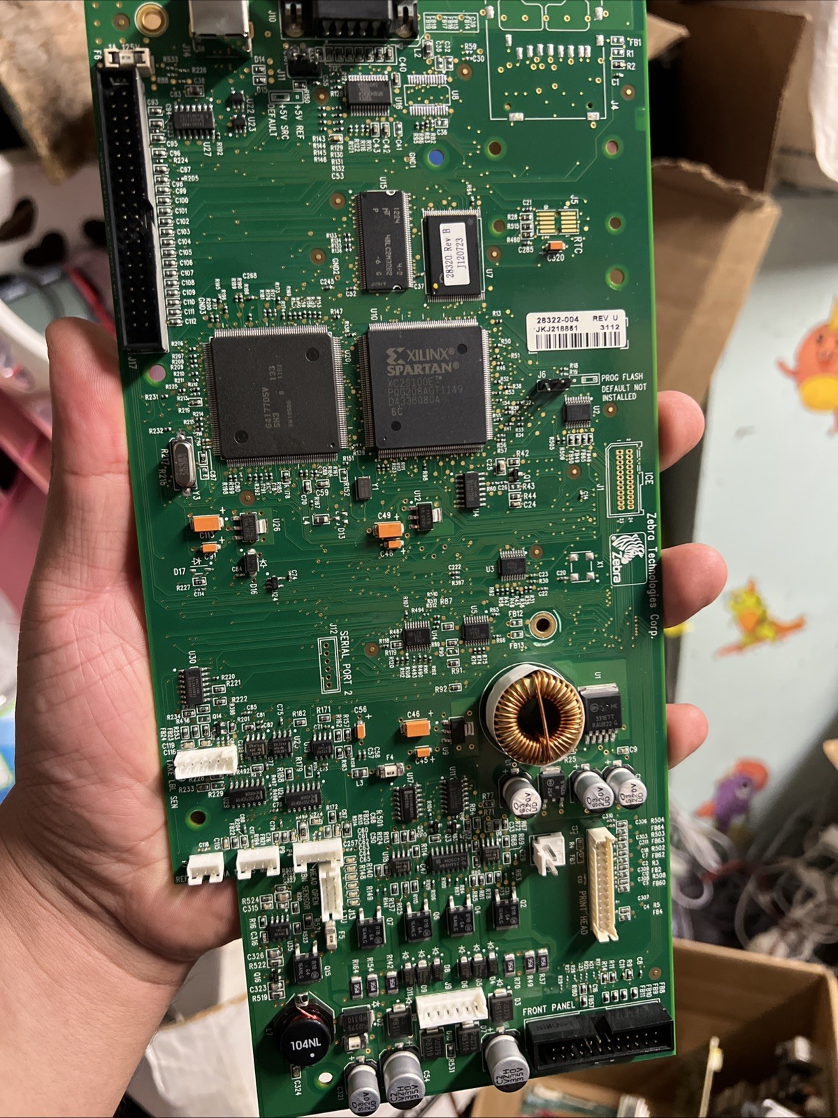 Zebra 28322-004 Motherboard Main Board  For S4M Thermal Printer