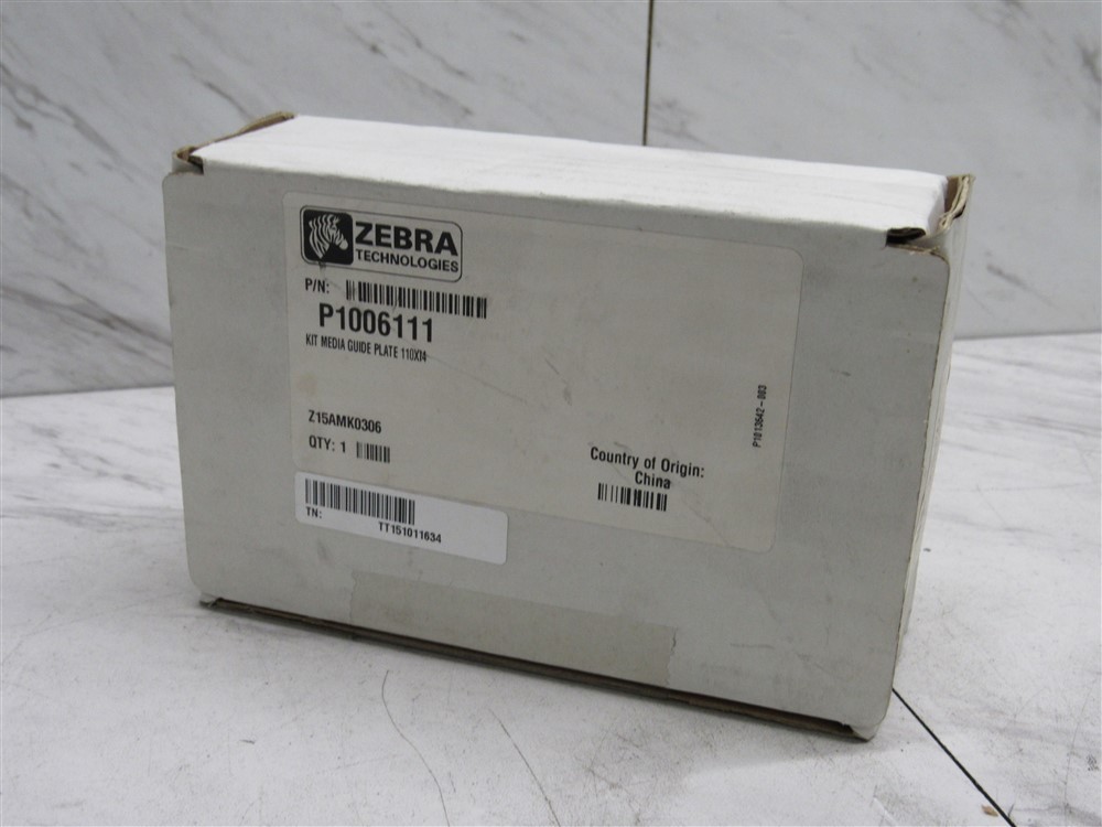 NEW Zebra OEM P1006111 110XI4 UPPER MEDIA GUIDE SNAP PLATE  from USA