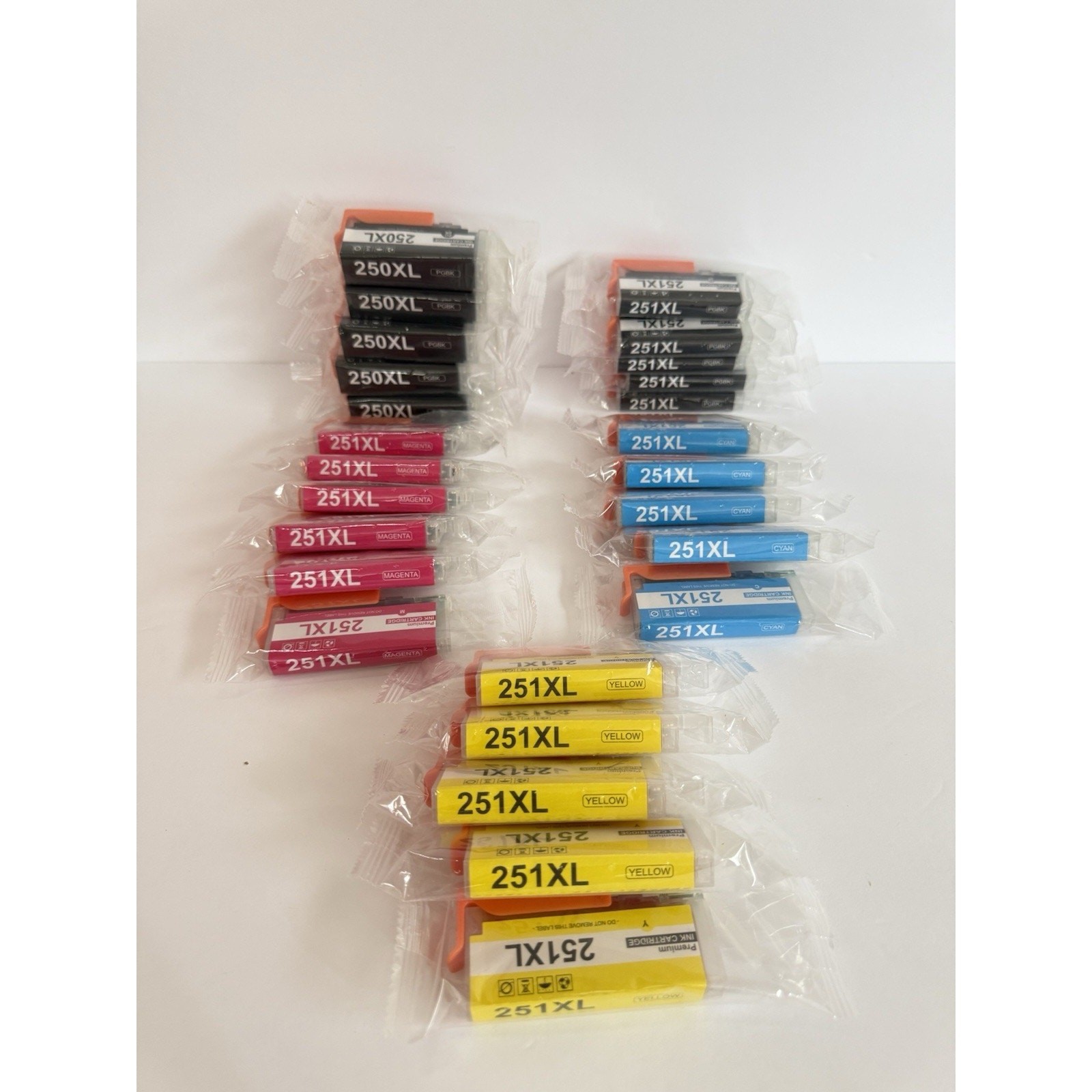 26 Generic Compatible Ink Cartridge for Cannon PGI-250XL CLI-251XL PGBK C M Y XL