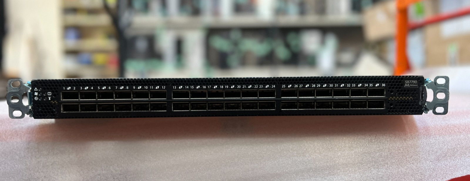 Mellanox SB7790 36x 100GbE QSFP28 Port EDR Infiniband Switch l 2x PSU