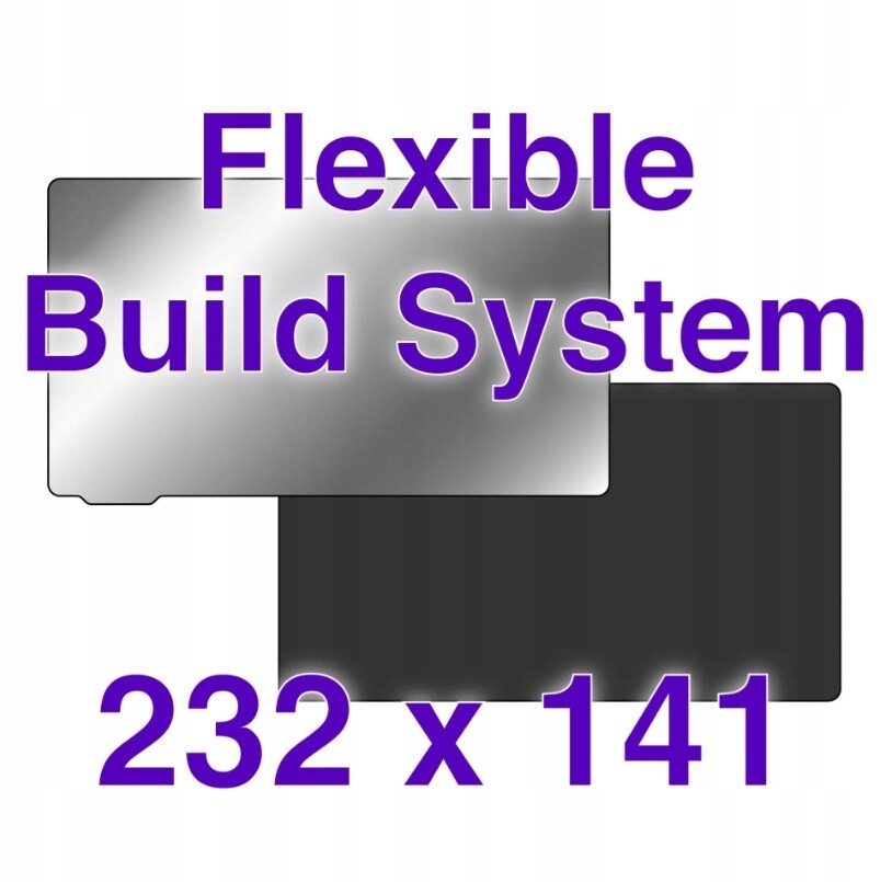 Wham Bam Flexible Build System 232x141mm for EPAX E10 Resin 3D Printers