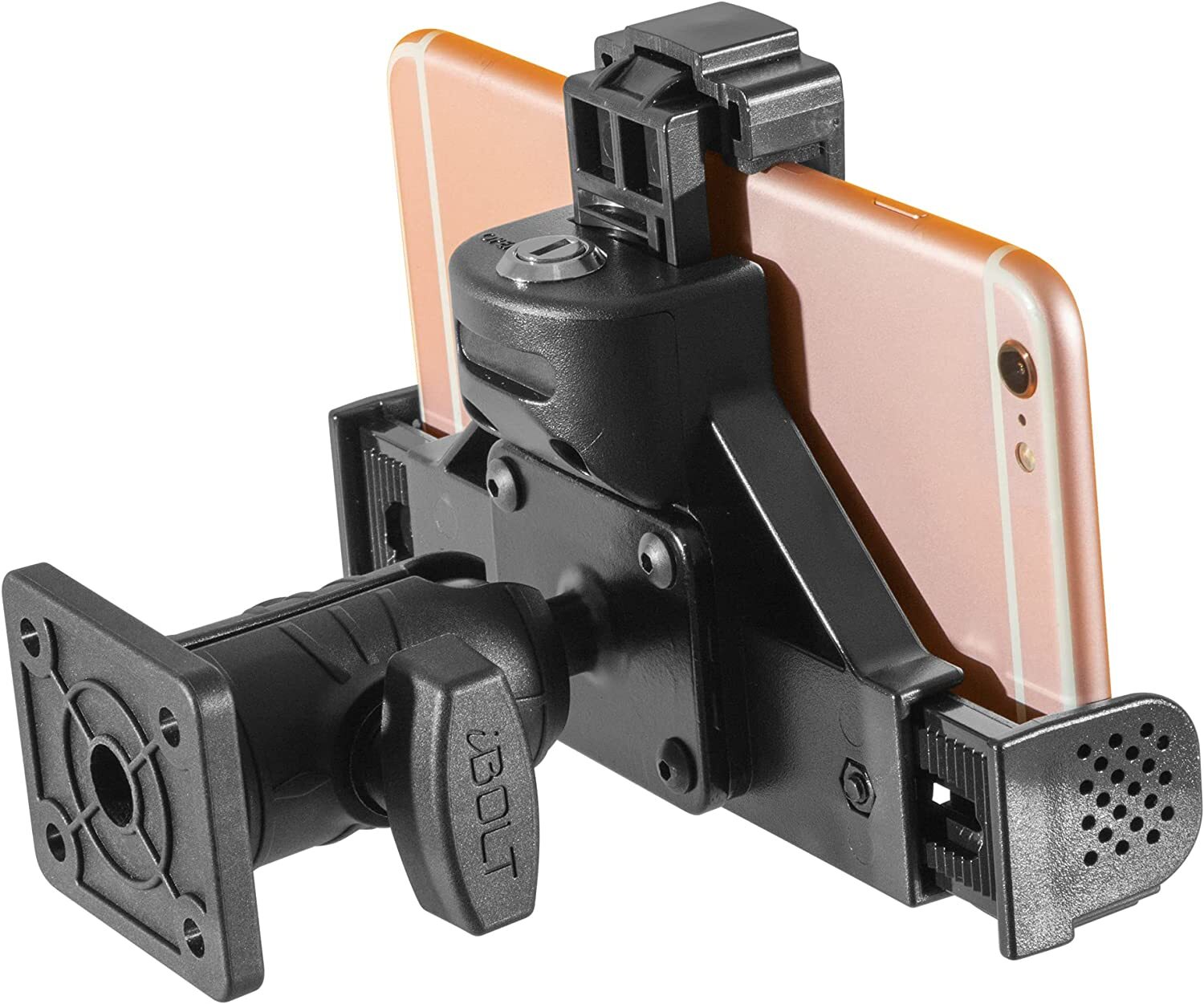iBOLT Phone Dock'n Lock DynaMount AMPS w/ 2" Arm Locking Drill Base Mount