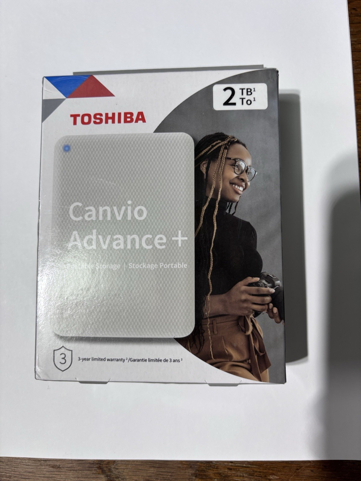 toshiba canvio advance plus 2tb External Hard Drive New In Box.